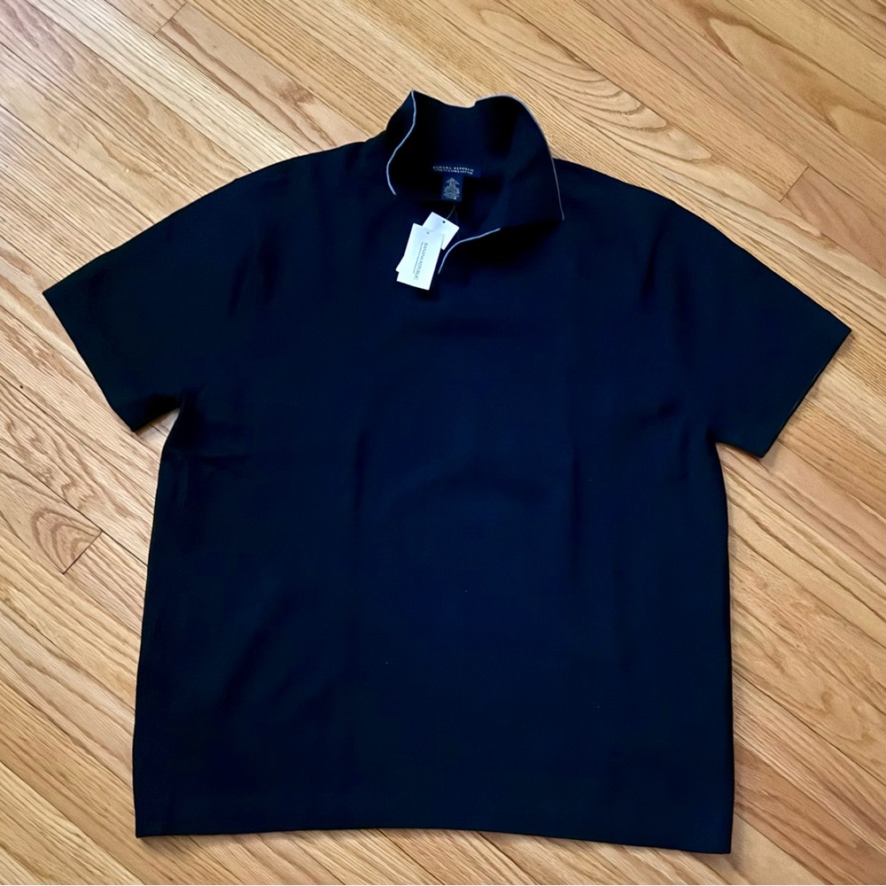 BANANA REPUBLIC men's soft knit Polo / collared shirt, XL, NWT!